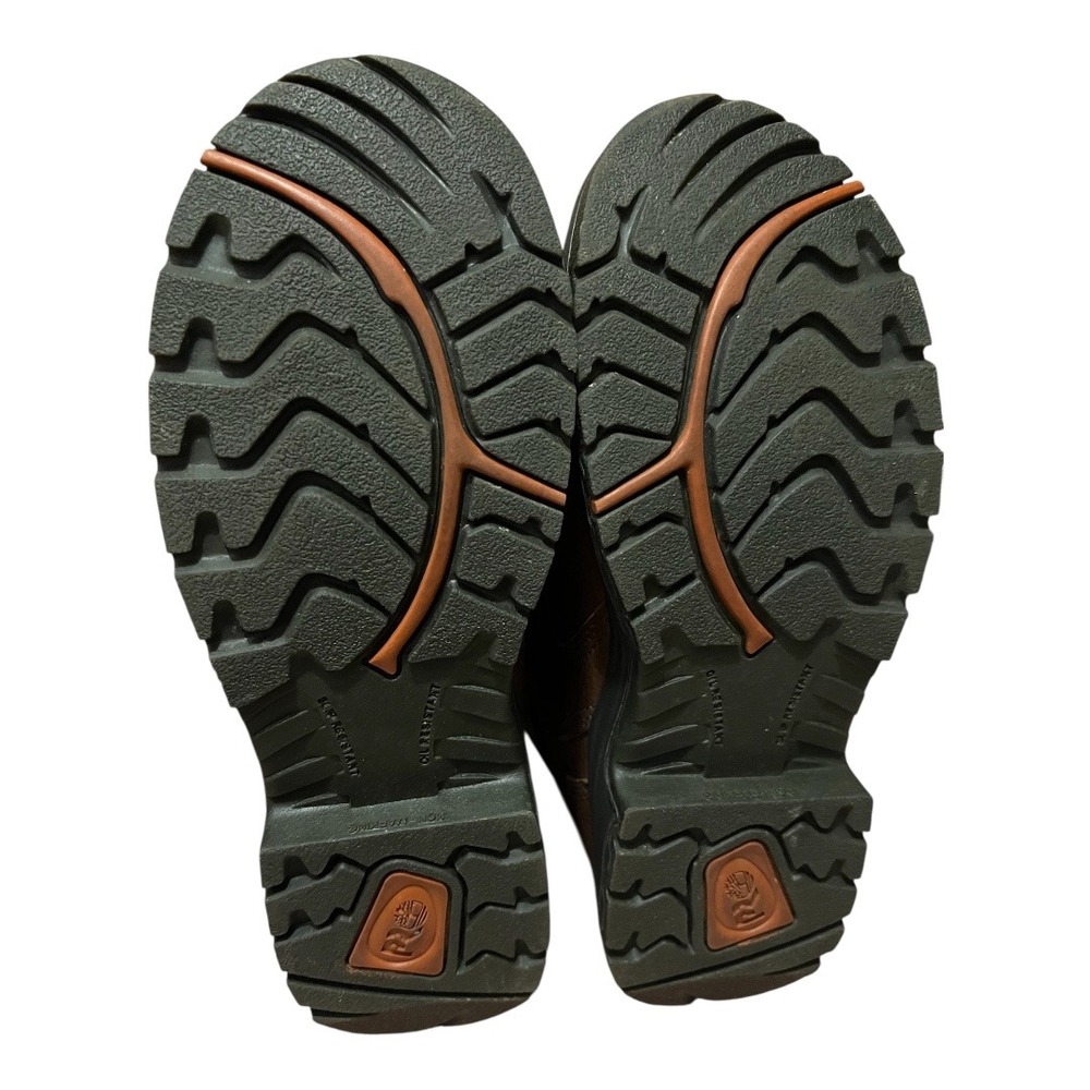 Timberland PRO Brown Leather Waterproof Steel Toe Work Boots Men's Size 10M - Picture 8 of 13